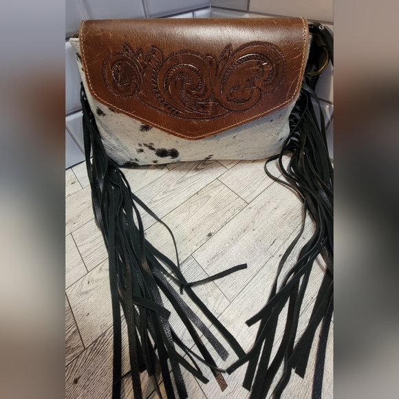 MYRA Cowhide Genuine leather bag - Picture 6 of 9